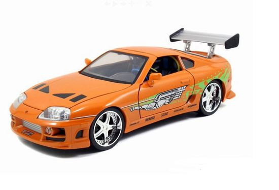 Jada 1/18 Fast & Furious Brian's Toyota Supra Diecast Model JA97505